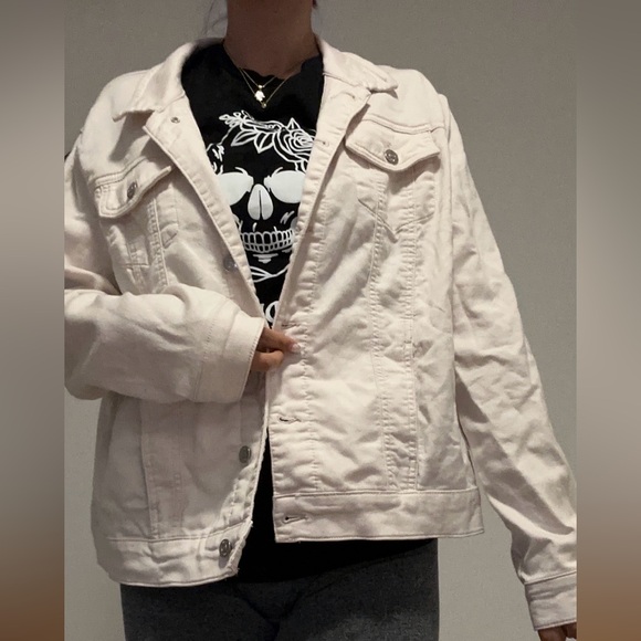 Buffalo David Bitton XL off white denim jacket - Picture 5 of 6